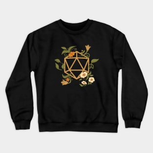 Cottagecore Druid D20 Dice Tabletop RPG Crewneck Sweatshirt